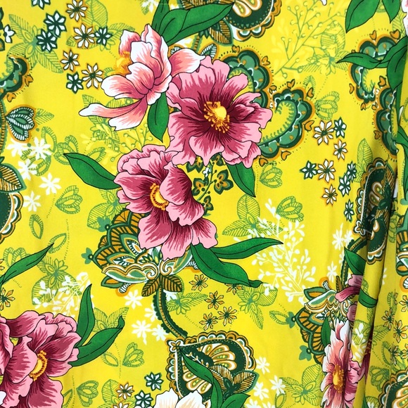 Ann Taylor Loft Bright Floral Print Blouse - Picture 4 of 7